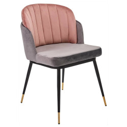 Стул Peki серый, пудровый Стул кухонный