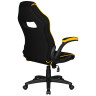 Геймерские кресла Кресло игровое DOBRIN RICK, черно-желтая ткань