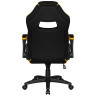 Геймерские кресла Кресло игровое DOBRIN RICK, черно-желтая ткань