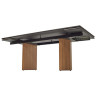 МОЦАРТ-200 раздвижной стол с глянцевой керамической поверхностью