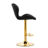 Барные стулья Trio black / gold