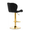 Барные стулья Trio black / gold