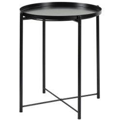 Кофейный столик Moon 45x51см, чёрный