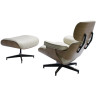 Кресло EAMES LOUNGE CHAIR и оттоманка EAMES LOUNGE CHAIR коричневые