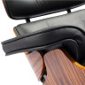 Кресло EAMES LOUNGE CHAIR и оттоманка EAMES LOUNGE CHAIR коричневые