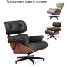 Кресло EAMES LOUNGE CHAIR и оттоманка EAMES LOUNGE CHAIR коричневые