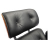 Кресло EAMES LOUNGE CHAIR и оттоманка EAMES LOUNGE CHAIR коричневые