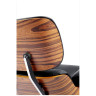 Кресло EAMES LOUNGE CHAIR и оттоманка EAMES LOUNGE CHAIR коричневые