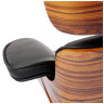 Кресло EAMES LOUNGE CHAIR и оттоманка EAMES LOUNGE CHAIR коричневые