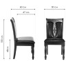 Стулья Gala dirty oak / black