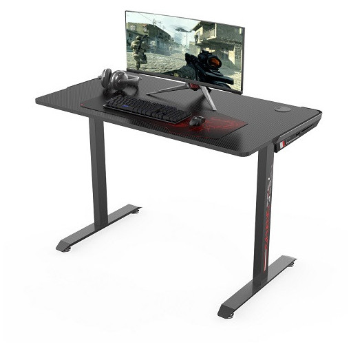 Игровые столы Стол для компьютера (для геймеров) Eureka I1-S, чёрный