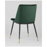 Комплекты из двух стульев Мелисса велюр зеленый 2 шт