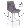 Барные стулья Челси 360 темно-серый (zd 995) / серый np