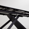 LIVORNO раздвижной обеденный стол на металлическом каркасе с керамической столешницей