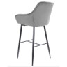 Барные стулья Барный стул Signal CHERRY H-1 VELVET (серый/черный)