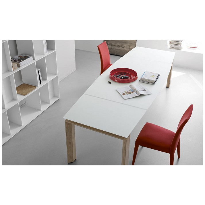 Столы CALLIGARIS Стол MOVING CS/4075 280, GXW/ P27 natura/P94 white
