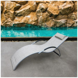 Шезлонг-лежак ГРАЦИЯ MC-3039GB Beige Шезлонг