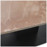 BALDE 140 стол с керамической столешницей, цвет бежевый мрамор (GLOSS AMBER JADE SOLID CERAMIC), ®DISAUR