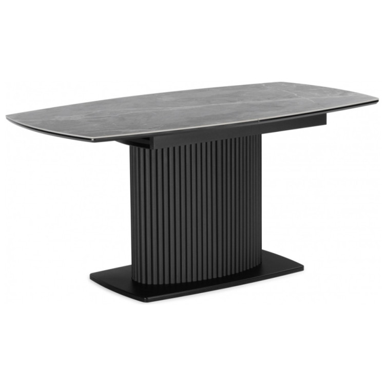 ФЕСТЕР 140 стол с керамической столешницей, цвет larka grey / каркас черный