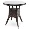 Раскладные и раздвижные столы Плетеный стол WARSAW темно-коричневый