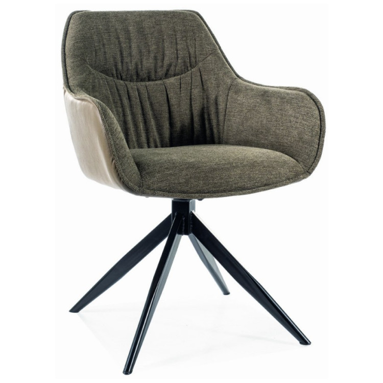 Стул-кресло Стул кухонный SIGNAL SEMPRE Brego 77/Buffalo 10 (оливковый/оливковый/черный)