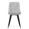Стулья Майк светло-серый / черный