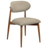 Стулья Стул Lucas 3 латте букле с ножками цвета орех