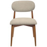 Стулья Стул Lucas 3 латте букле с ножками цвета орех