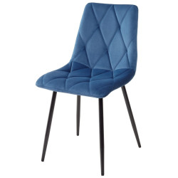 Стул NAPOLI UF910-18 NAVY BLUE, велюр М-City