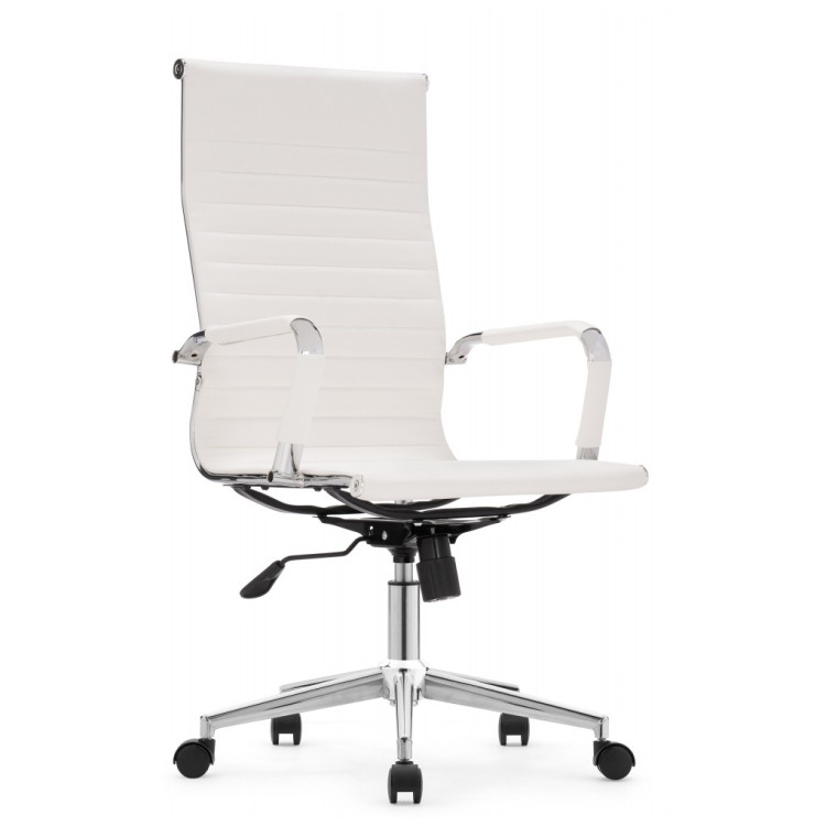 Офисные кресла Reus pu white / chrome