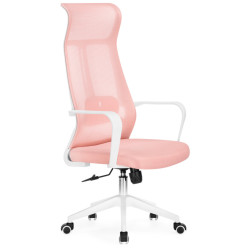 Недорогие офисные кресла. Офисное кресло Tilda pink / white