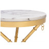 Журнальные столы Monika 50х55 marble / gold