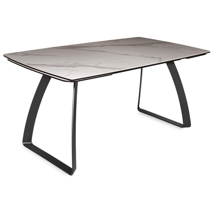 LORENZO-140 стол обеденный с раздвижной керамической столешницей, max длина 210 см