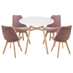 Арги 90 light purple / white / wood