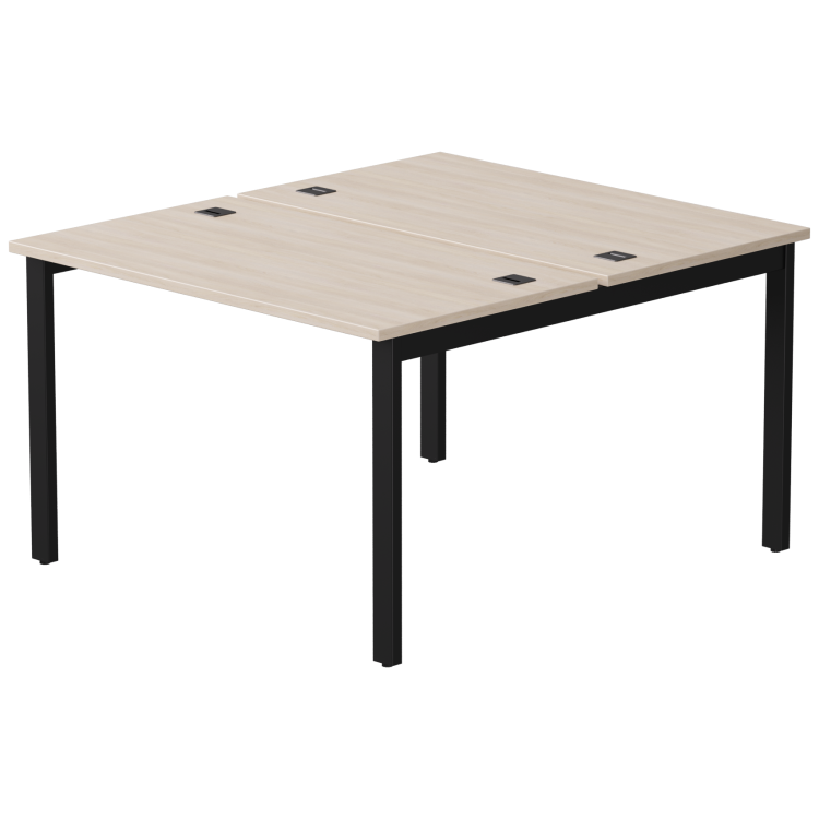 Import.categories_EVERPROF Бенч-система на 2 места Everprof EVO (ЭВО) на металлокаркасе 1180х670(1370)x755 Дуб Соната/Черный