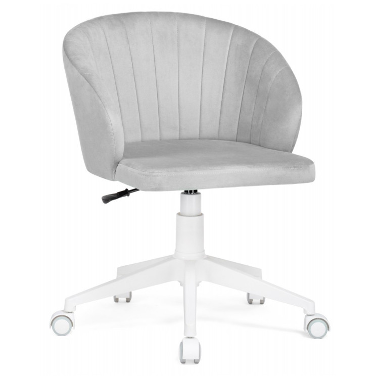 Офисные кресла Пард confetti silver серый / белый