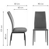 Стулья Tod gray / black