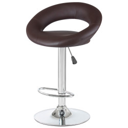 Полубарные стулья недорогие. DOBRIN MIRA коричневый Стул полубарный