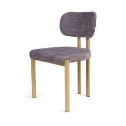 Стул Ervin, микромех Rozy dark grey / опоры шампань tip_tovara