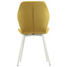 Стулья Стул MOLLY велюр горчичный, каркас белый