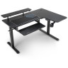 Игровые столы Стол для для компьютера (для геймеров) угловой (правый) c электроприводом EUREKA ERK-L60R-B-PRO-V1-EU