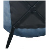 Стулья DC705 Стул мягкий, СИНИЙ КАМЕНЬ#G62-43 велюр, каркас металл черный