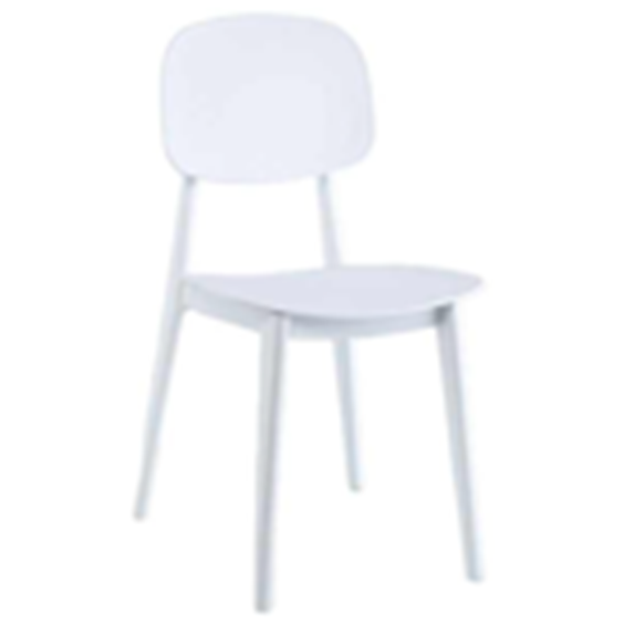 Стулья DC401 Стул пластиковый, БЕЛЫЙ