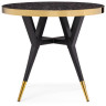 Деревянные столы Selina 80х72 black / gold