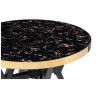 Деревянные столы Selina 80х72 black / gold