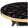 Деревянные столы Selina 80х72 black / gold