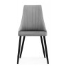 Стулья на металлокаркасе Кора темно-серый / черный