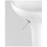 Барные стулья Bomba (Бомба) белый газ-лифт, пластик, хром