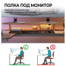 EUREKA EUREKA L60L-MW компьютерный стол с ламинированной столешницей