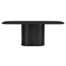 Стол обеденный ЭЛЛИПСО 200, керамическая столешница shakespeare black, опора мдф черный
